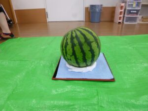 みんなですいか割り!!!