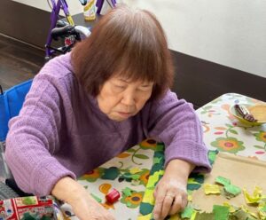 お正月の壁画つくり(〃艸〃)ムフッ