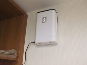 コロナ対策!除菌中!!