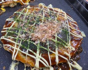 お好み焼を焼きました(〃艸〃)ムフッ