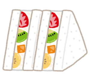 ~フルーツサンド🍌🍓~