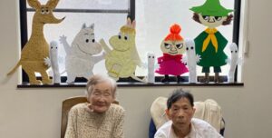 エントランスの壁画制作中(〃艸〃)ムフッ