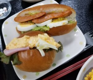 久しぶりに朝食は手作りです(〃艸〃)ﾑﾌｯ