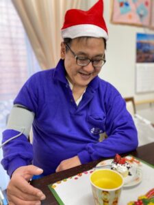 クリスマスイベント ケーキ作り