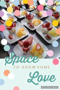 2月の最後のイベントは、プリンアラモード作りました(〃艸〃)ムフッ