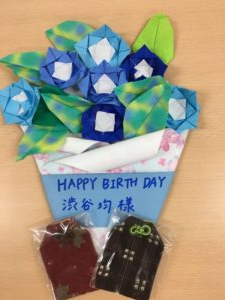 3月お誕生日お祝い(*^-^*)