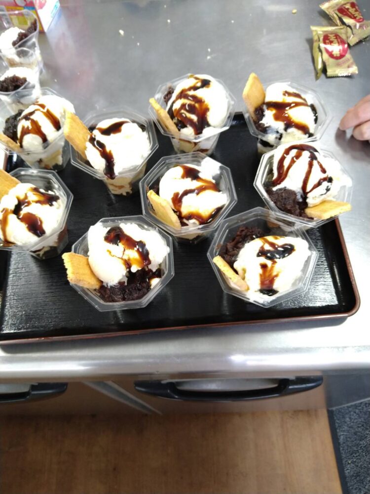 ミニパフェ&誕生日お祝い🎁