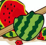 スイカでお楽しみ