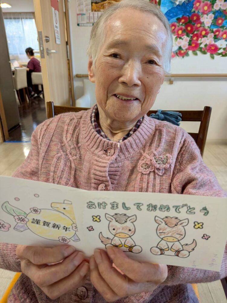 ～年賀状を書きました！～