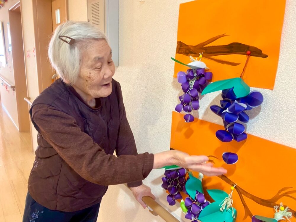 ~2階の壁画も完成です🍇~