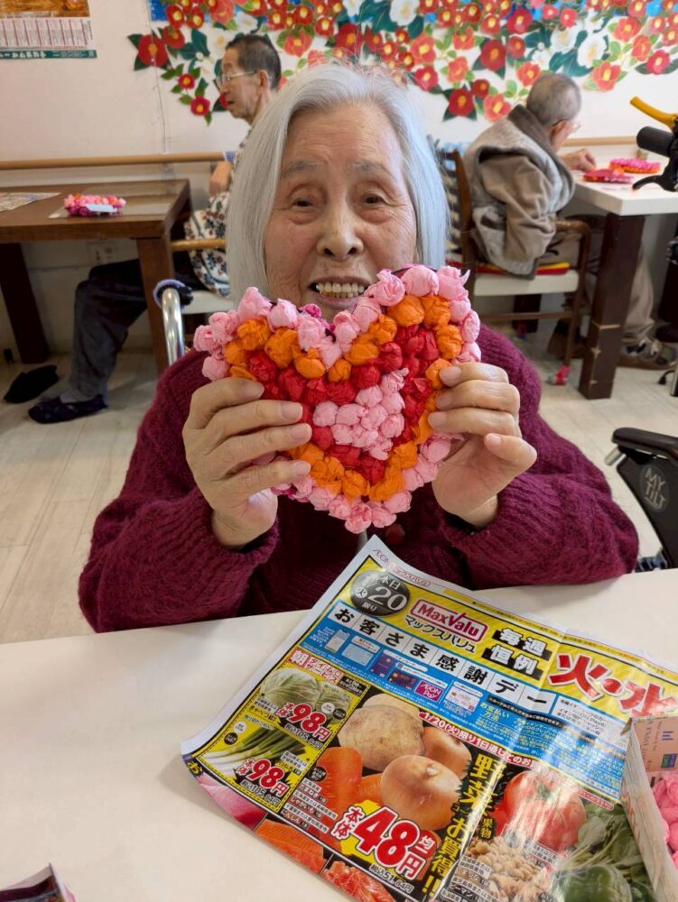 💞バレンタイン壁画の準備💞