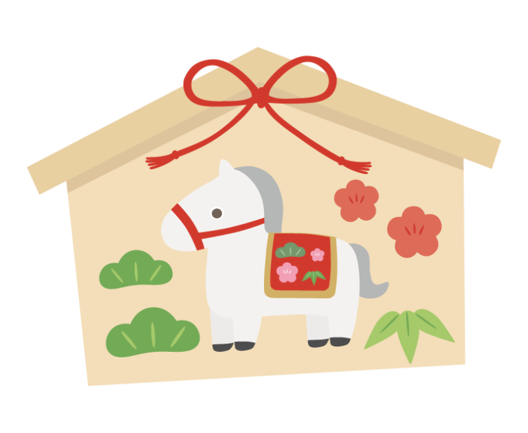 絵馬づくり🐎