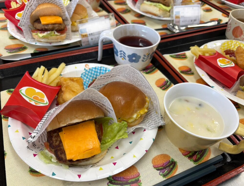 ハンバーガーランチイベント😋🍔🍟🥙
