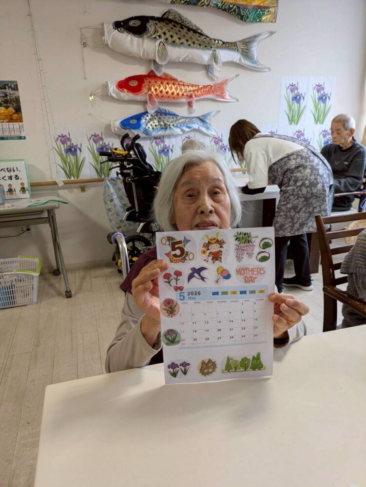 🎏五月のカレンダー＆壁画作成🎏