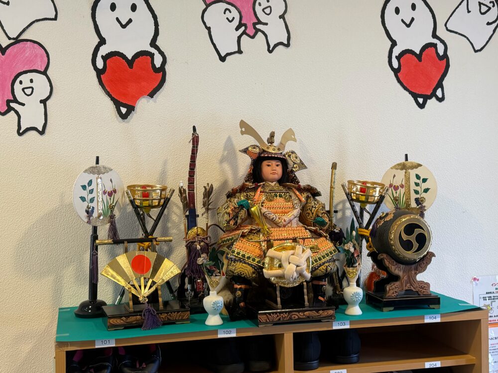 ～五月人形を飾りました～