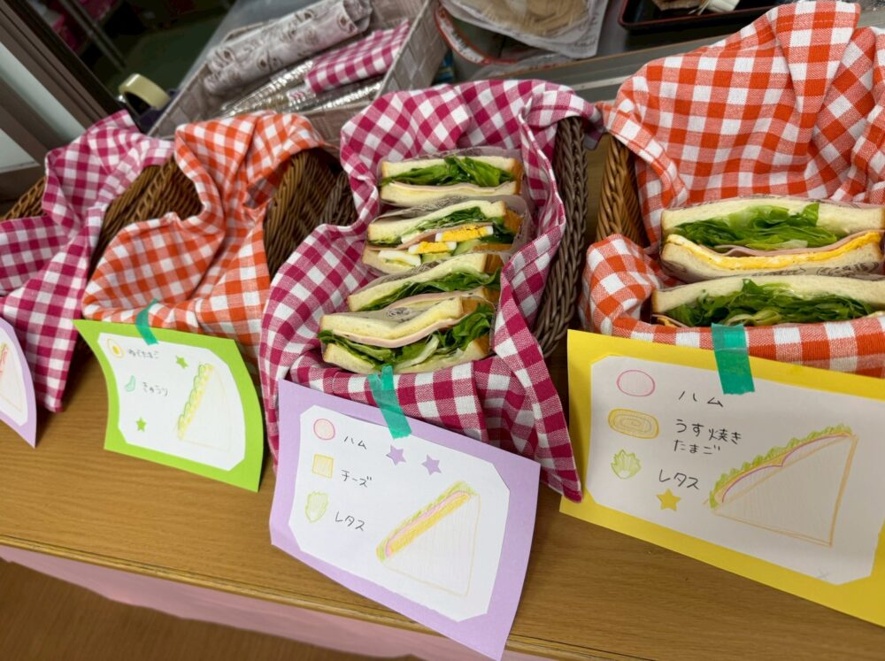 あなたのお好みを👨🏻🍳👩🏻🍳手作りサンドウィッチ🥪💚