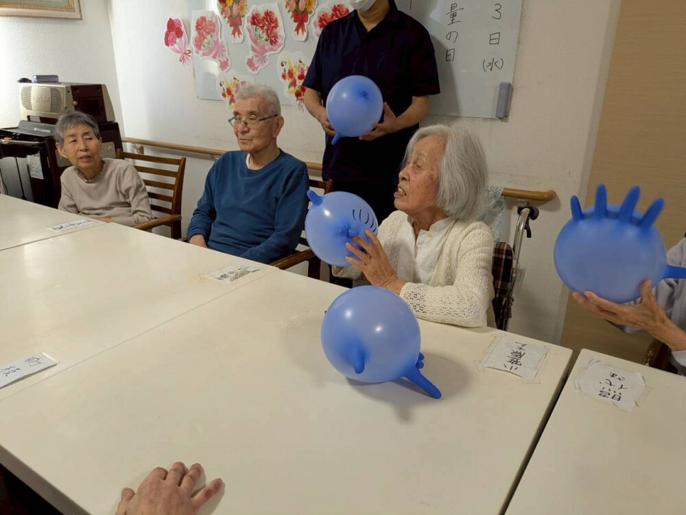 🎈風船バレーで楽しみました🎈