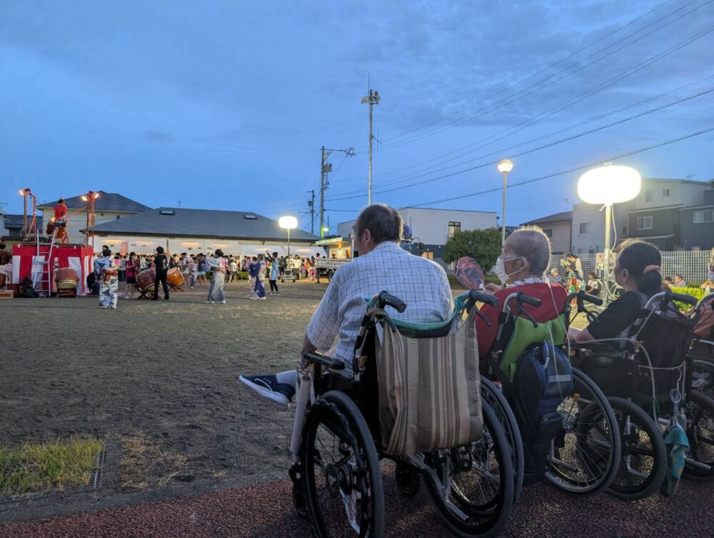 地域の夏祭りを楽しみました(^^)/